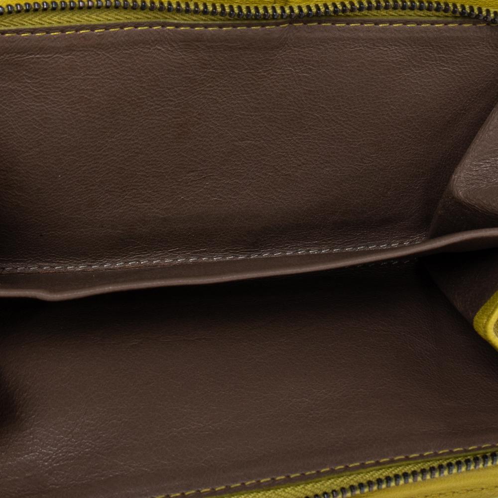 Bottega Veneta Yellow Intrecciato Leather Continental Wallet 1