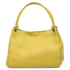 Bottega Veneta Yellow Intrecciato Shoulder Bag