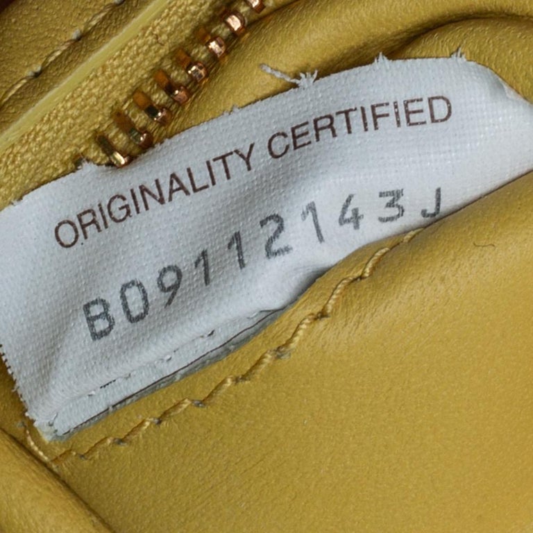 bottega yellow bag