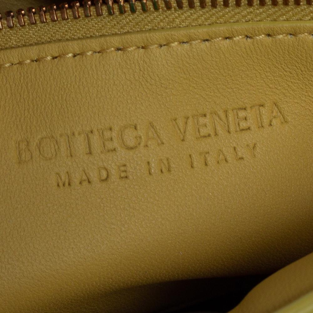 Bottega Veneta Yellow Leather Chain Cassette Shoulder Bag 6
