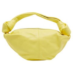 Bottega Veneta Yellow Leather Double Knot Bag