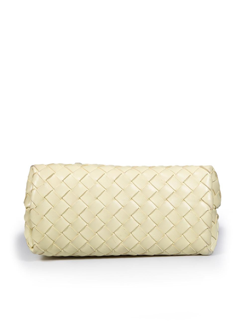 Women's Bottega Veneta Yellow Leather Small Andiamo Top Handle Bag