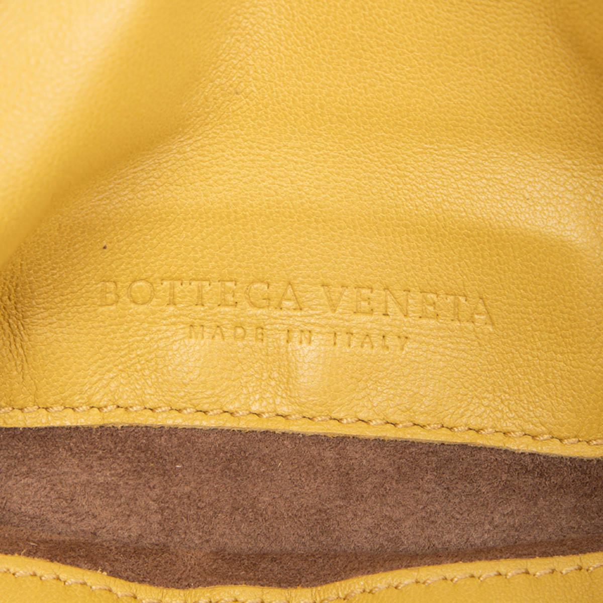 Yellow BOTTEGA VENETA yellow Moutard INTRECCIATO EXPANDABLE CHAIN SMALL Crossbody Bag