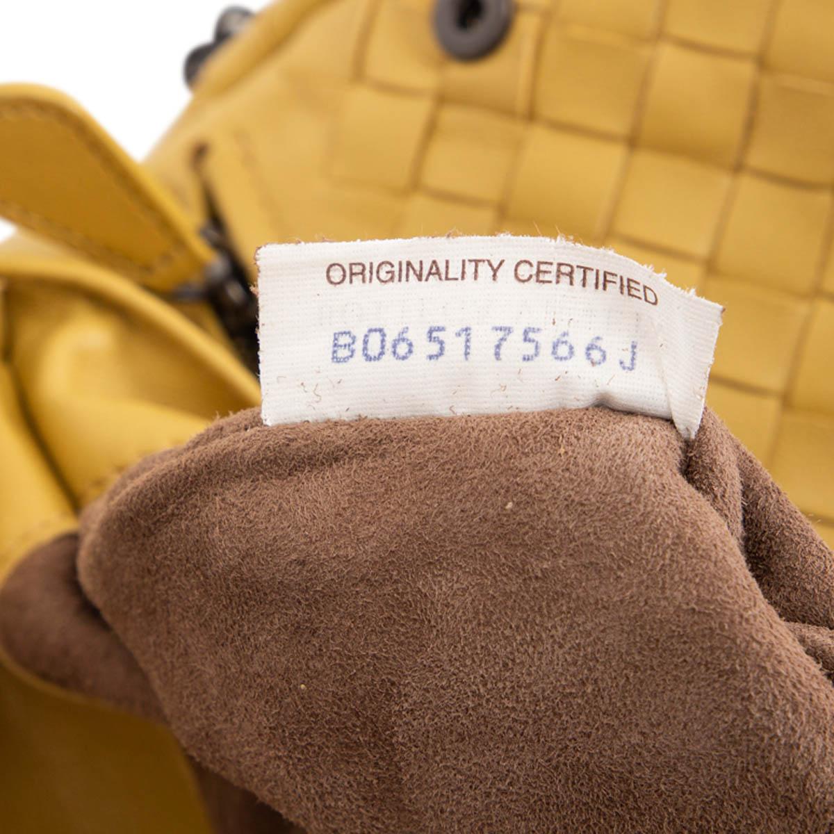 Women's BOTTEGA VENETA yellow Moutard INTRECCIATO EXPANDABLE CHAIN SMALL Crossbody Bag
