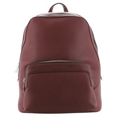 Bottega Veneta Zip Around Backpack Embossed Leather Medium