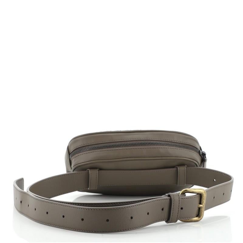 Bottega Veneta Zip Belt Bag Intrecciato Nappa In Good Condition In NY, NY
