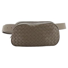 Bottega Veneta Gürteltasche mit Reißverschluss Intrecciato Nappa