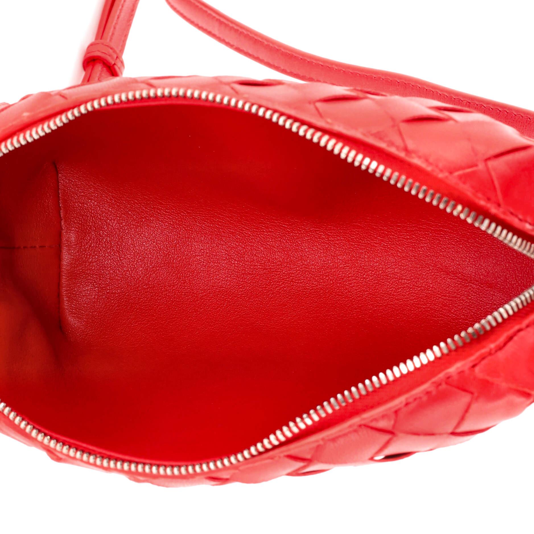 Bottega Veneta Zip Crossbody Bag Intrecciato Nappa Mini For Sale 1