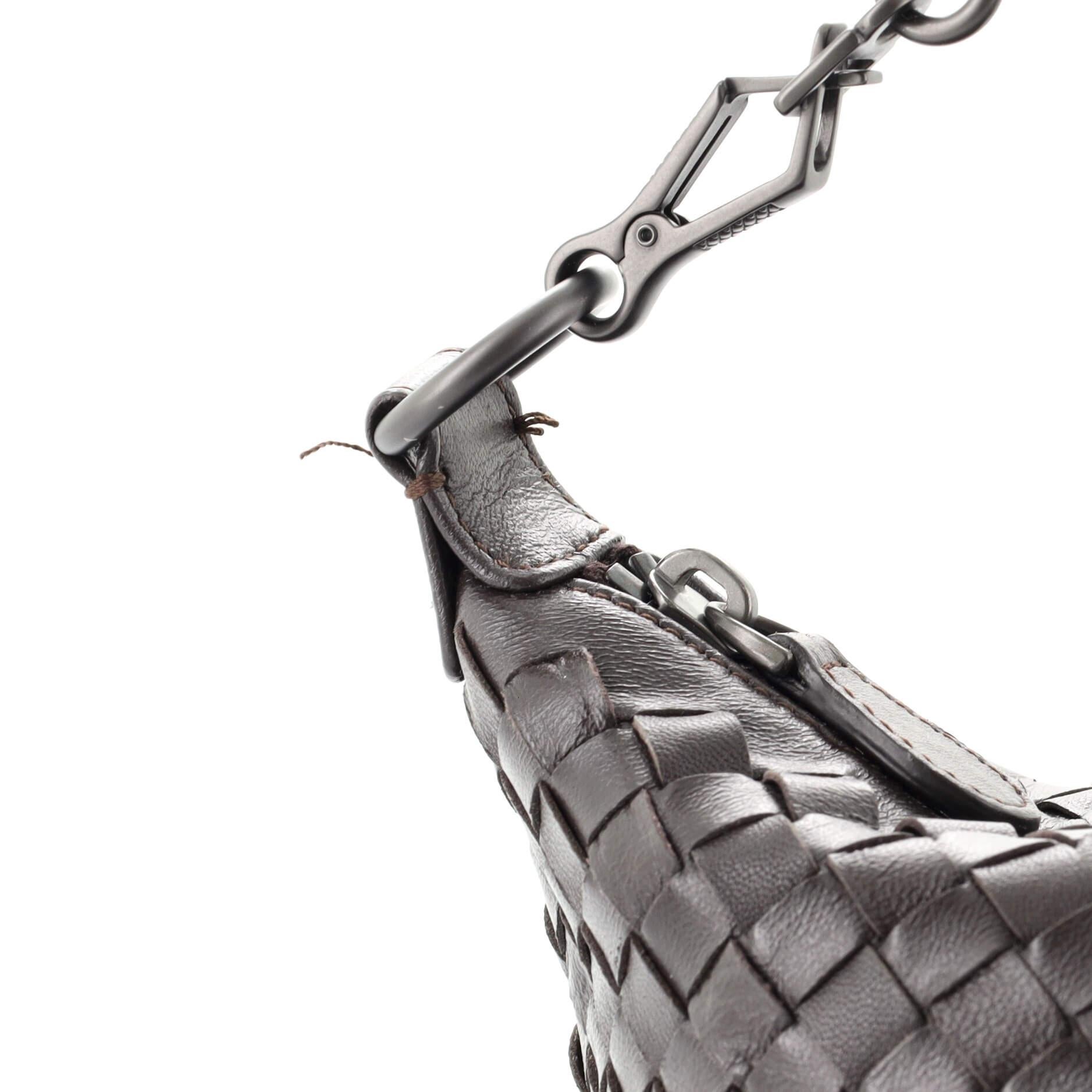Kleiner Hobo Intrecciato Nappa-Reißverschluss von Bottega Veneta 1