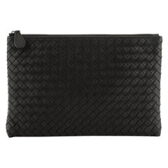 Bottega Veneta Zip Pouch Intrecciato Nappa Large