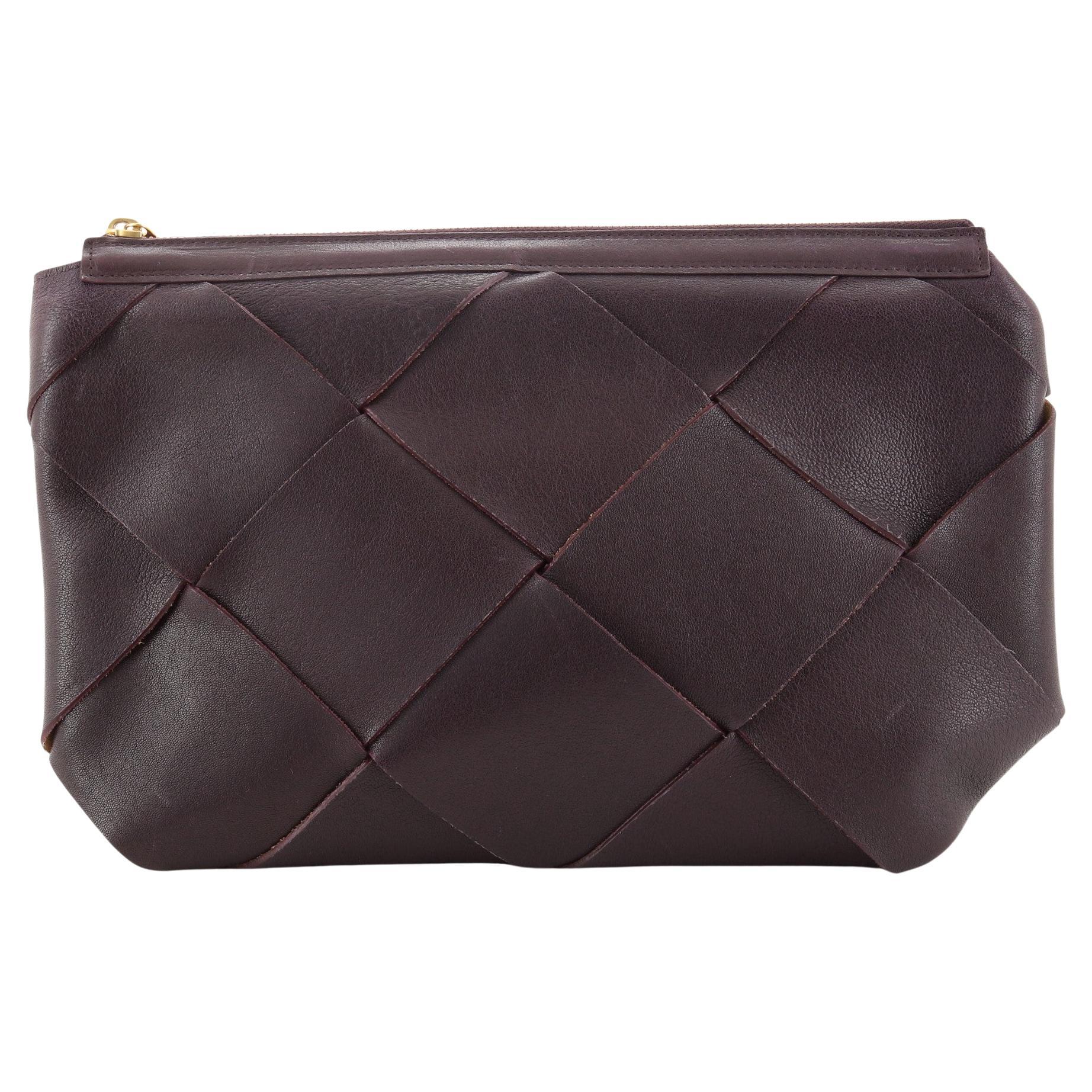 Salvatore Ferragamo Camera Bag Gancini Jacquard with Studded Leather