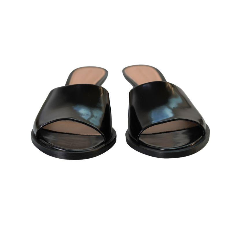 Women's Bottega Venetta Black Cha Cha Mini Leather Mules For Sale