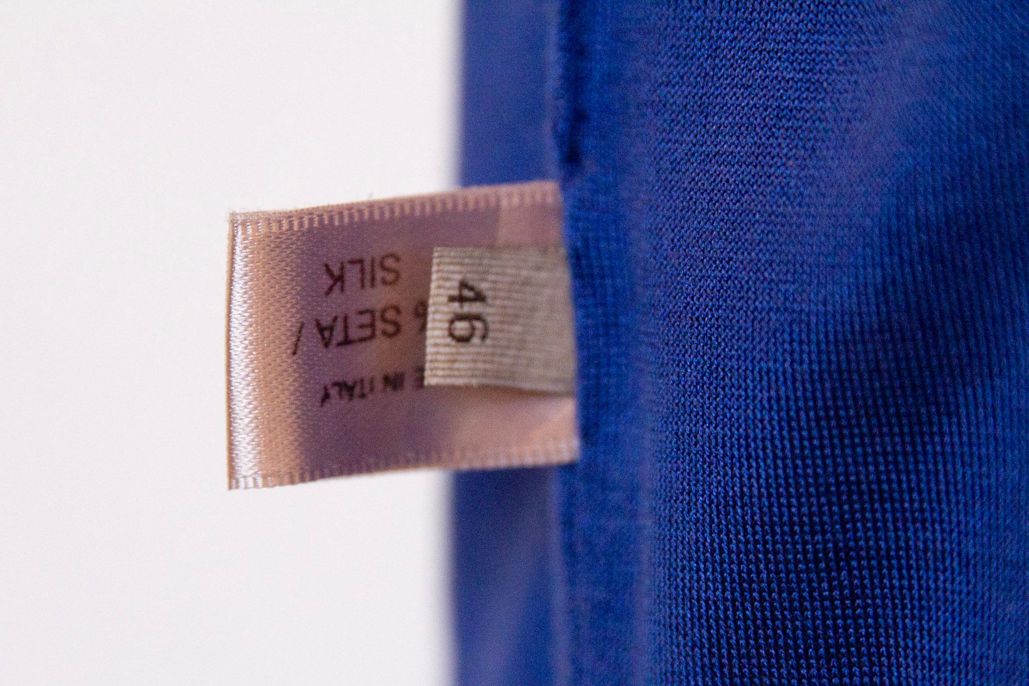 Blaues Kleid von Bottega Venetta im Angebot 4