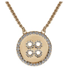 BÓTTI1NÌ Halskette und Anhänger 18K Gelbgold