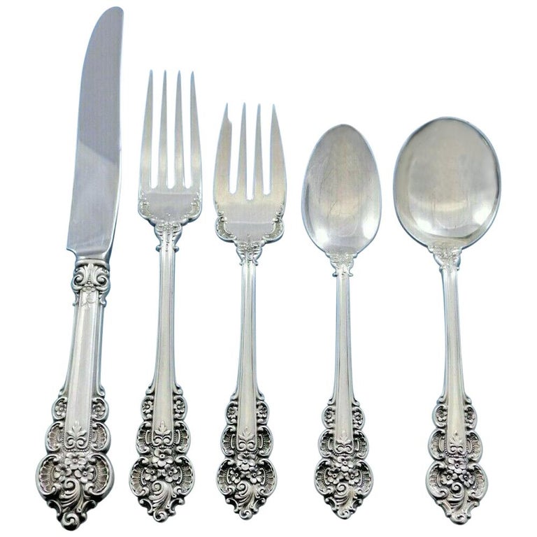 Botticelli By Frank Whiting Sterling Silver Flatware Set Service 32 Pieces For Sale At 1stdibs