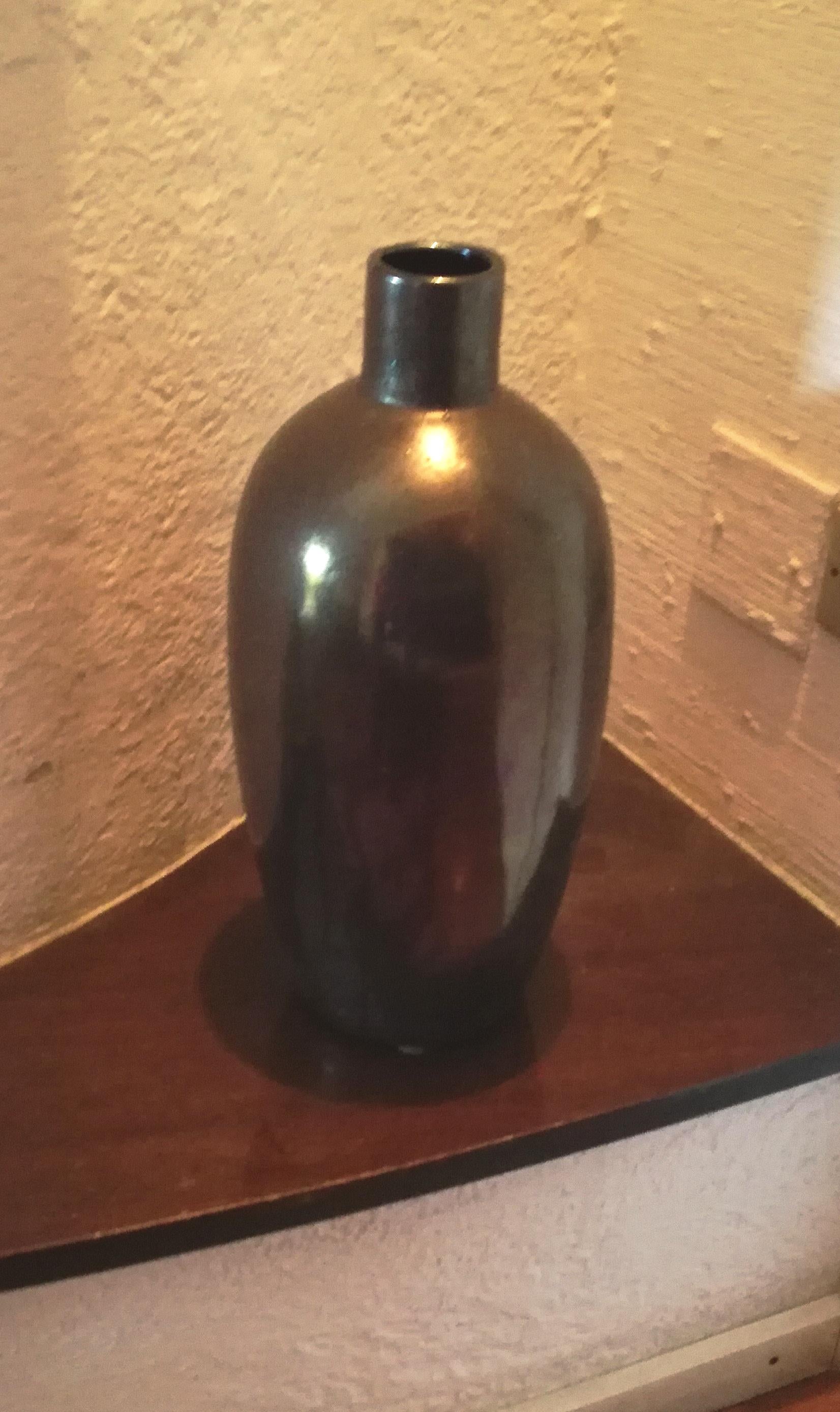 90er Jahre Flasche, Barbini Murano Stil im Angebot 3