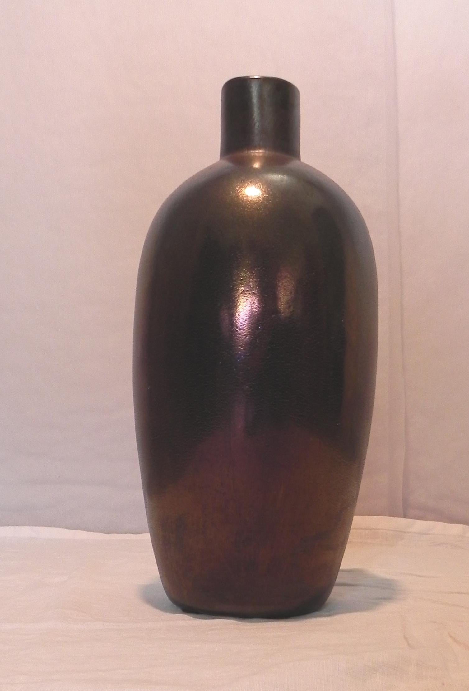 European 90s bottle, Barbini Murano style For Sale