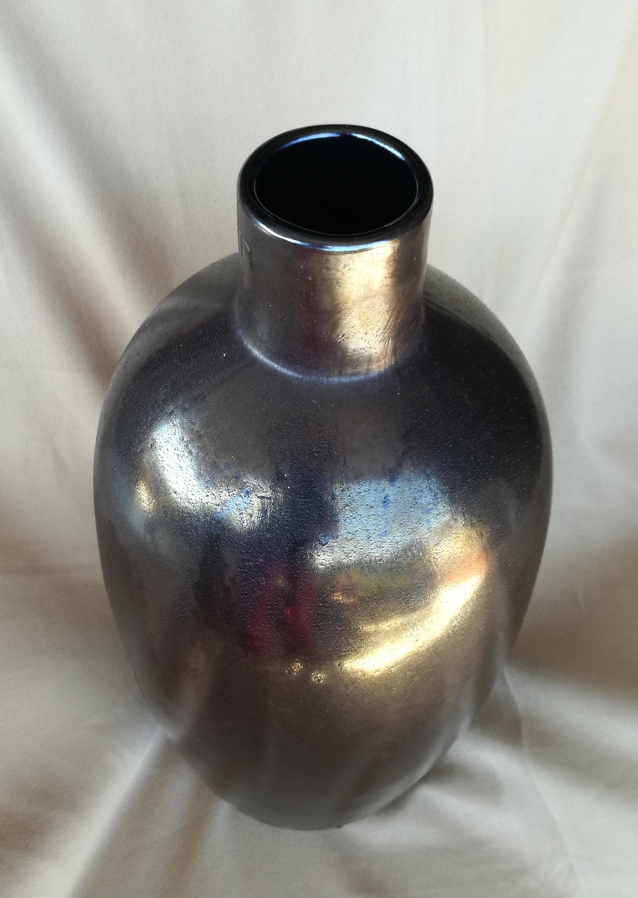 90er Jahre Flasche, Barbini Murano Stil im Angebot 1