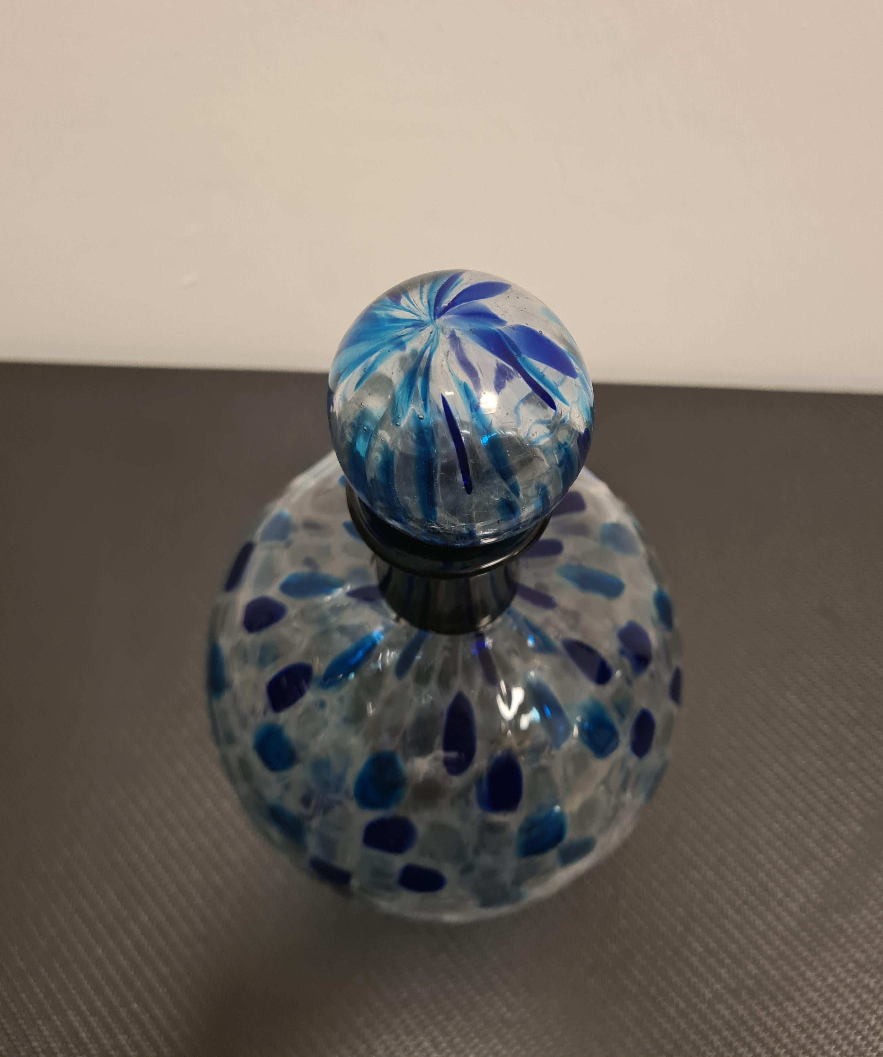 Murano Glass Chambord bottle by Alessandro Menidini for Venini 1992 For Sale