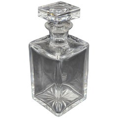 Atlantis cut crystal decanter, Portugal, 20th century