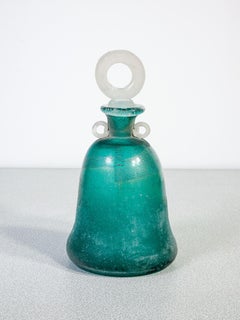 Murano blown glass bottle, design GAMBARO & POGGI. 1970s