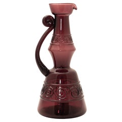 Bottiglia in vetro viola (decanter), Anni '60