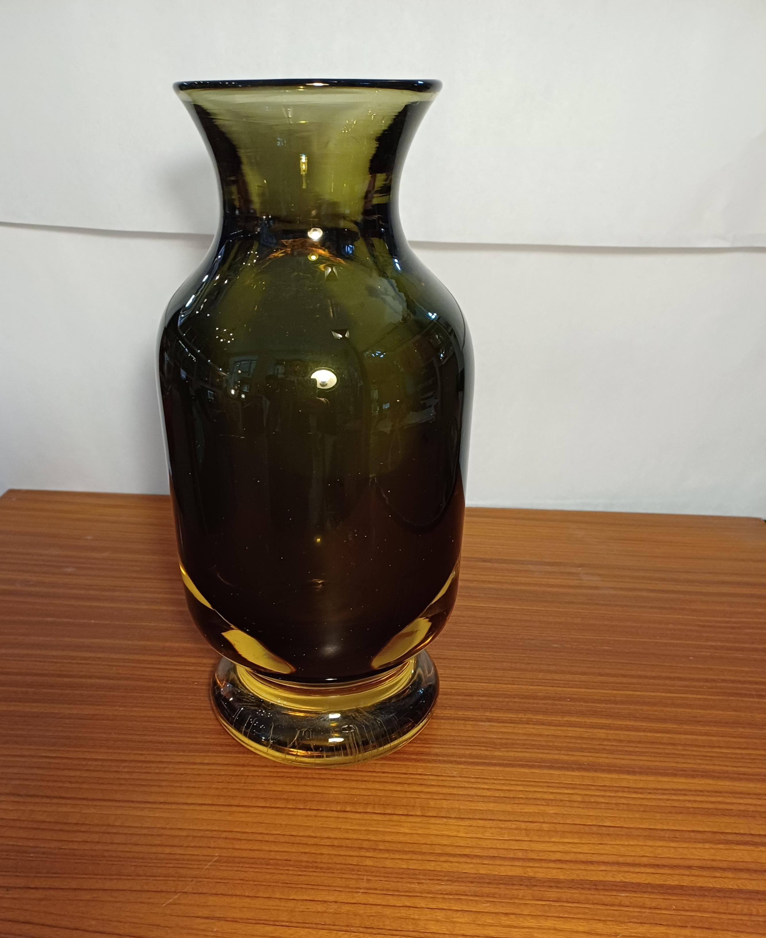 Bottiglia Vaso sommerso mod. 13752 Mario Pinzoni  Seguso Vetri d’Arte  4