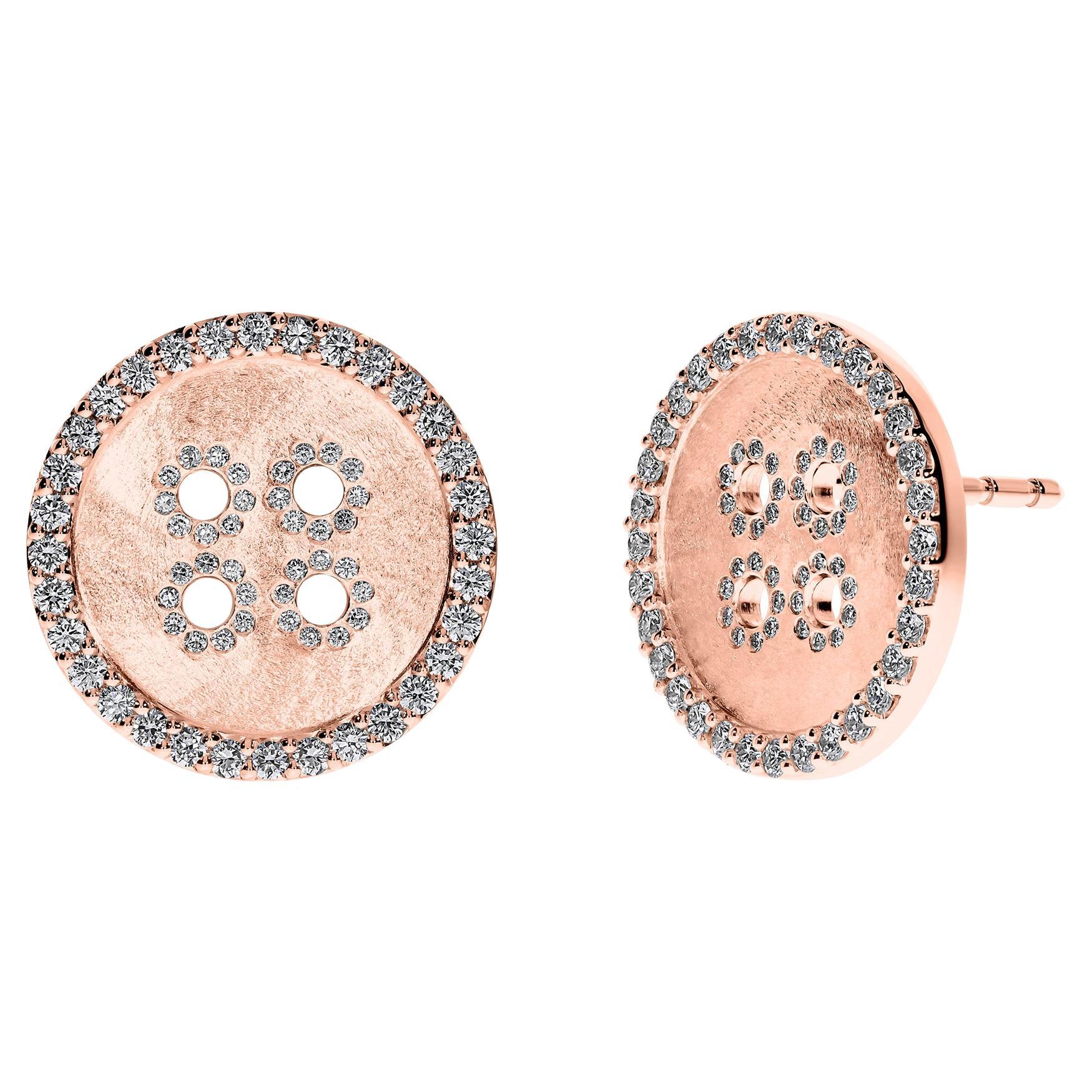 BÓTTINÌ Boucles d'oreilles en or rose 18K