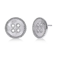 BÓTTÌNÌ Earrings in 18K White Gold