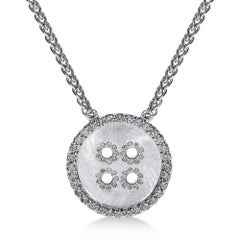 BÓTTINÌ Halskette und Anhänger 18K Weißgold