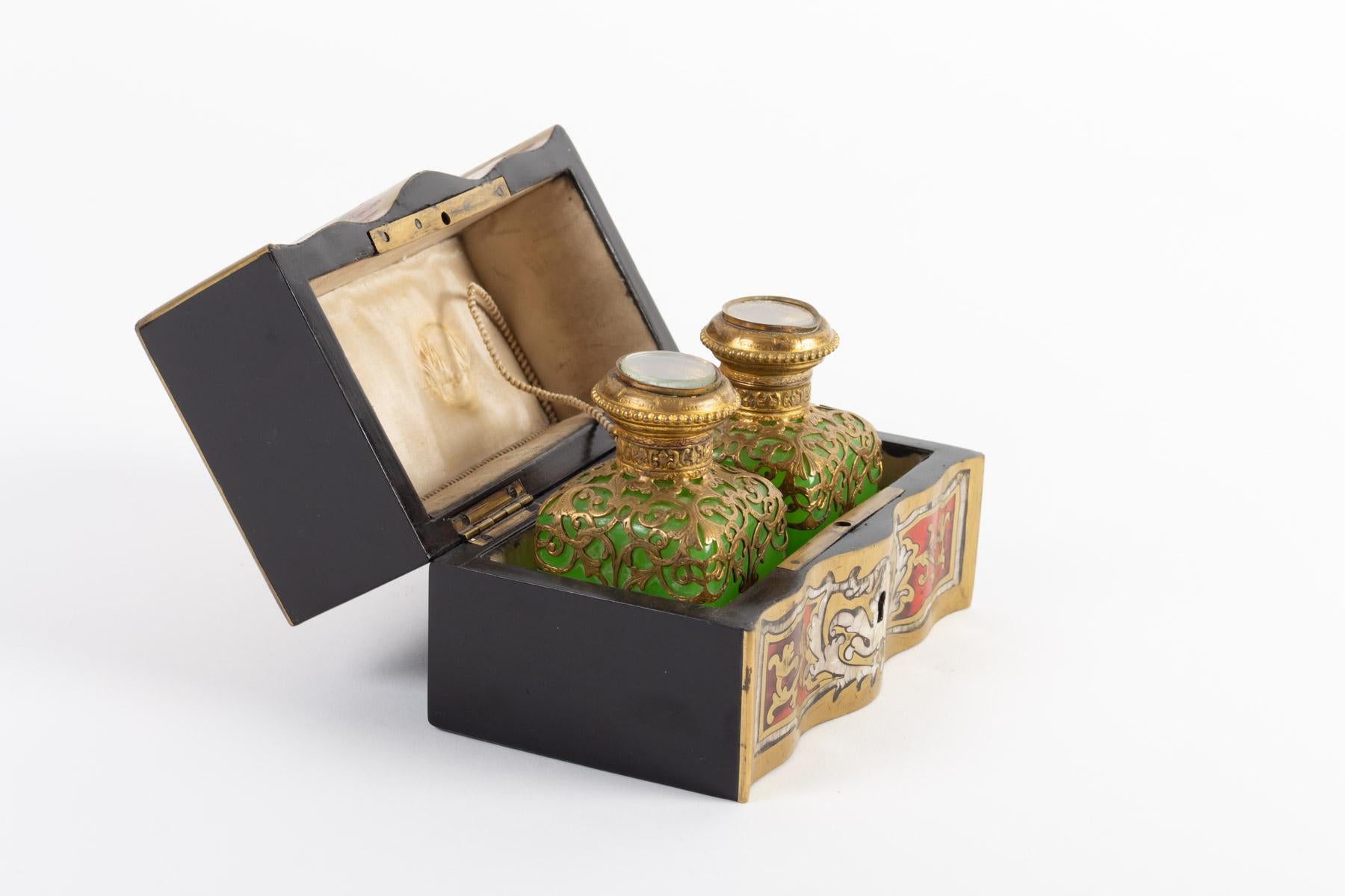 Bottle Box, Napoleon III Period In Good Condition In Saint-Ouen, FR