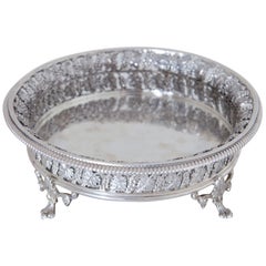 Antique Bottle Coaster, J.B.C. Odiot, Paris, 1819-1838