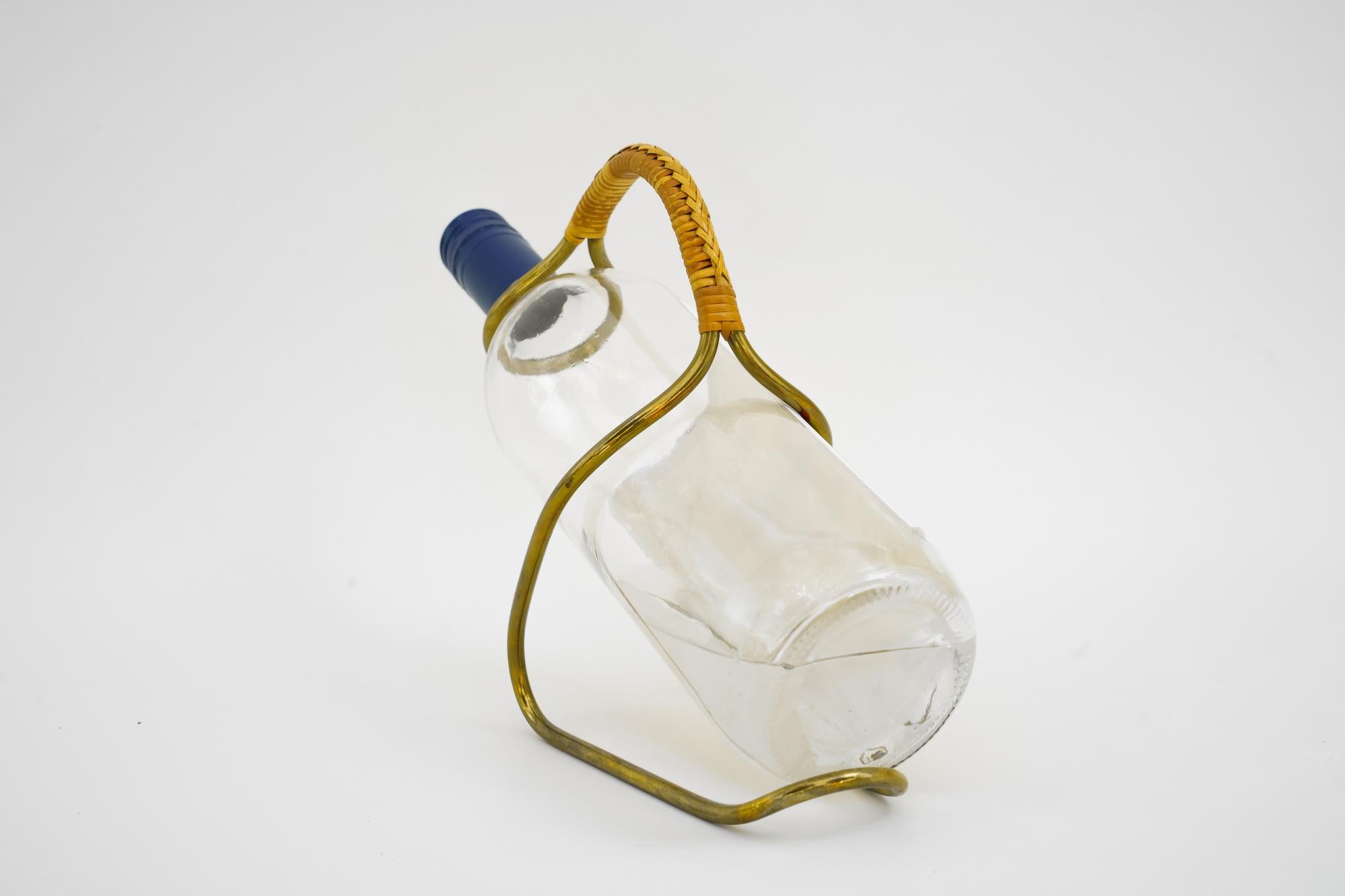 Bottle Holder by Auböck Around 1950s In Good Condition For Sale In Wien, AT