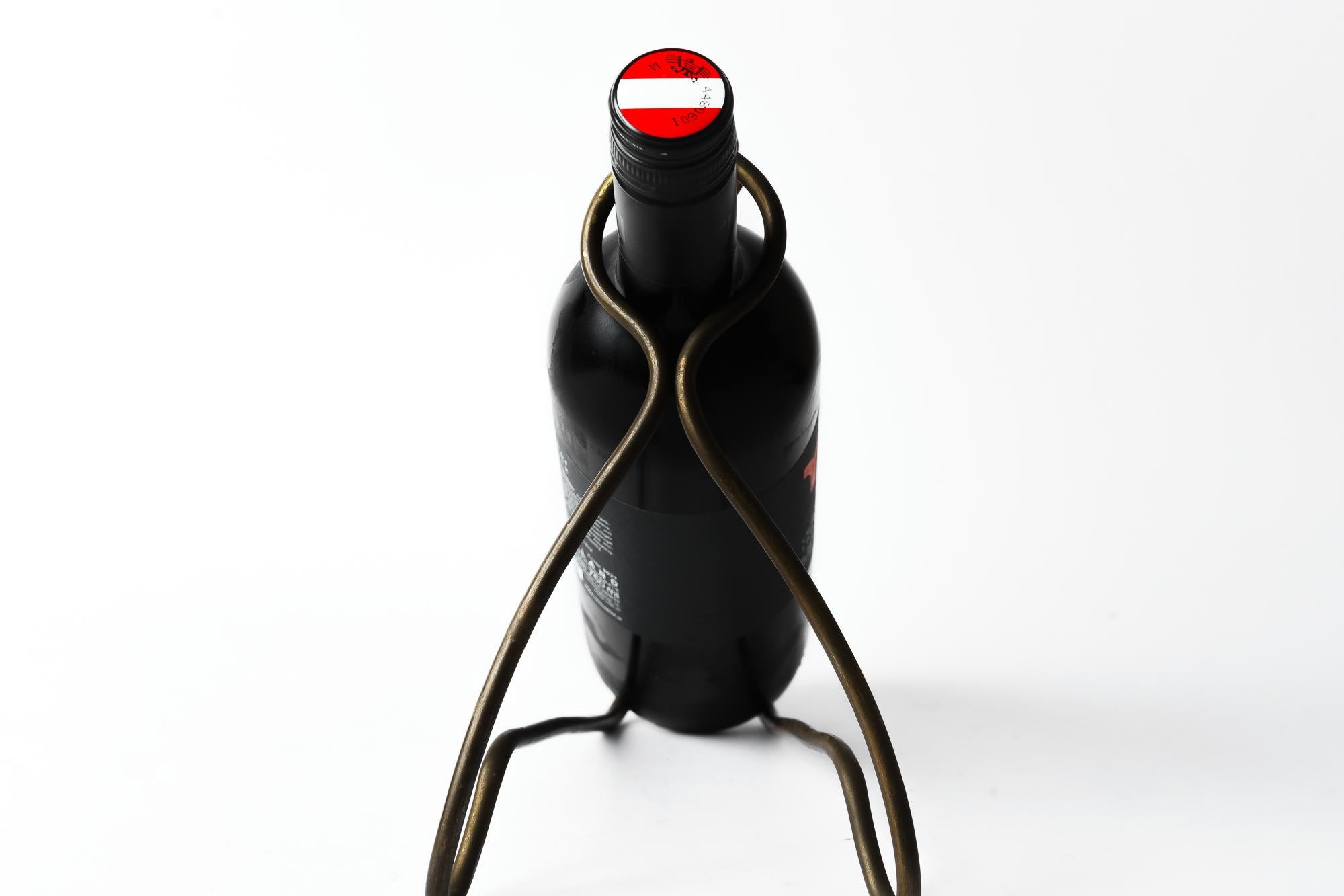 Bottle Holder by Auböck Around, 1950s In Good Condition For Sale In Wien, AT