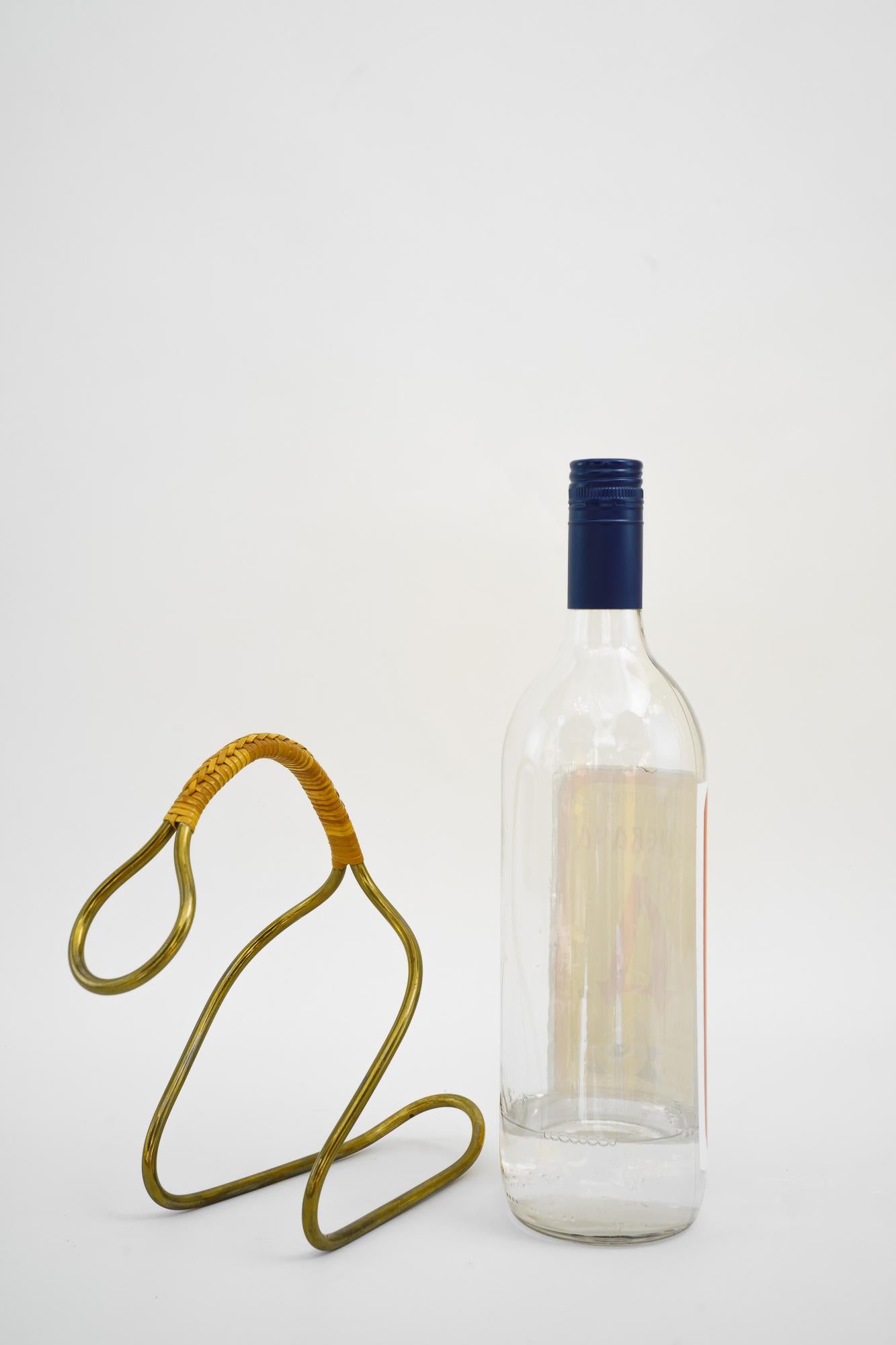 Mid-20th Century Bottle Holder by Auböck Around 1950s For Sale