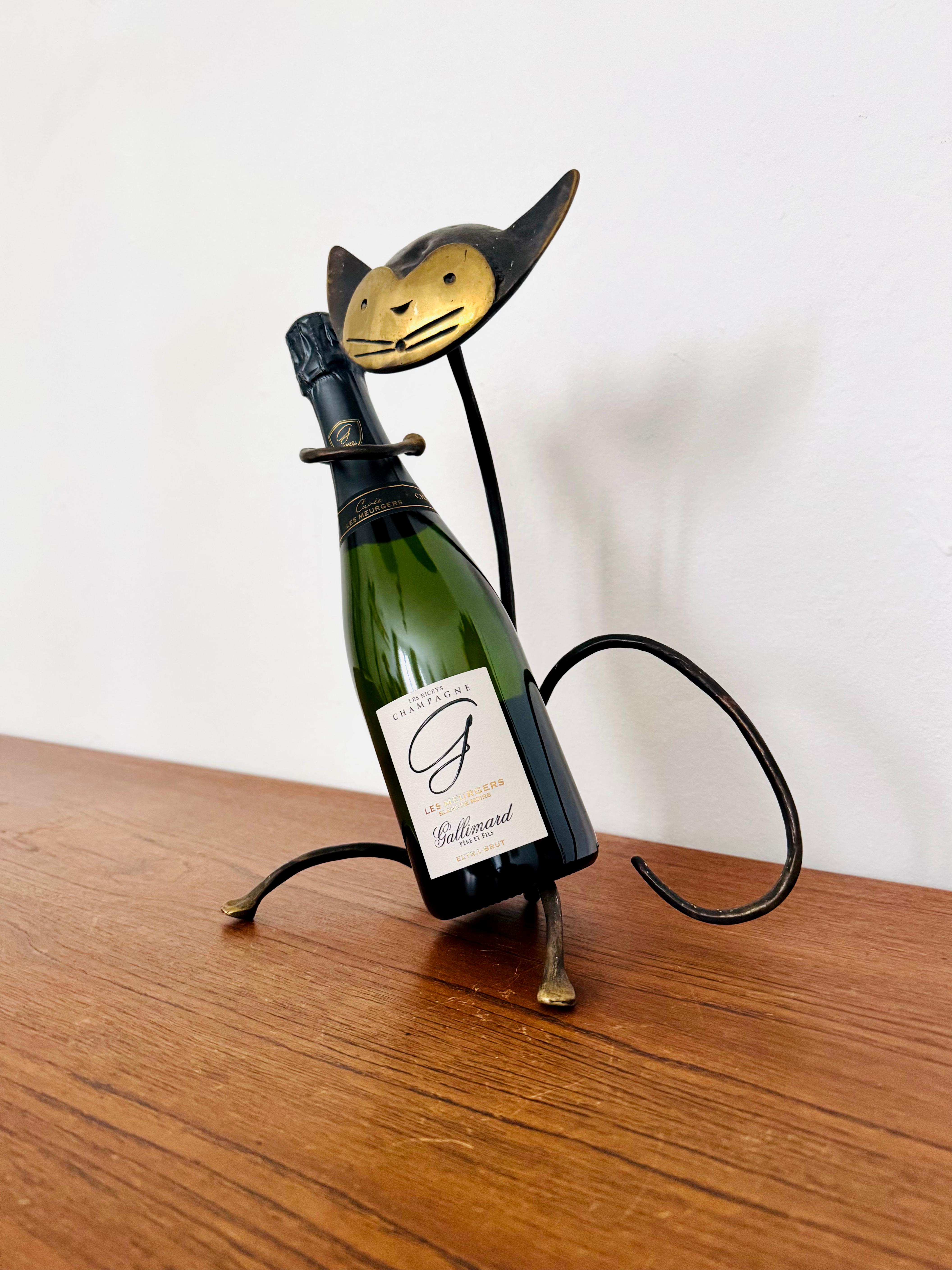Mid-Century Modern Bottle Holder by Walter Bosse For Sale