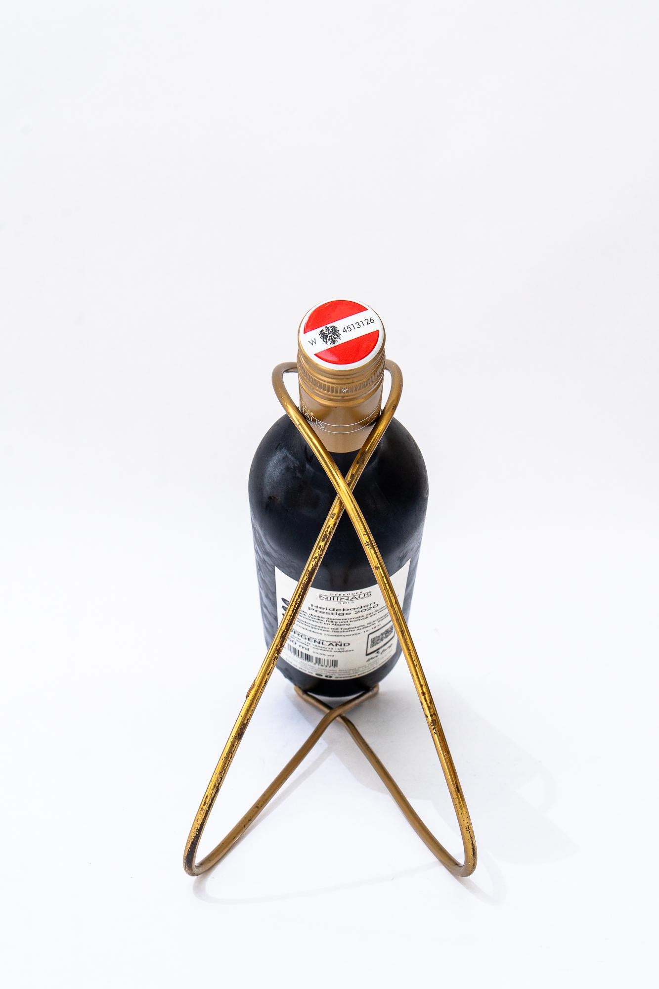Flaschenhalter für Rebenflasche, Wien, um 1950 (Österreichisch) im Angebot