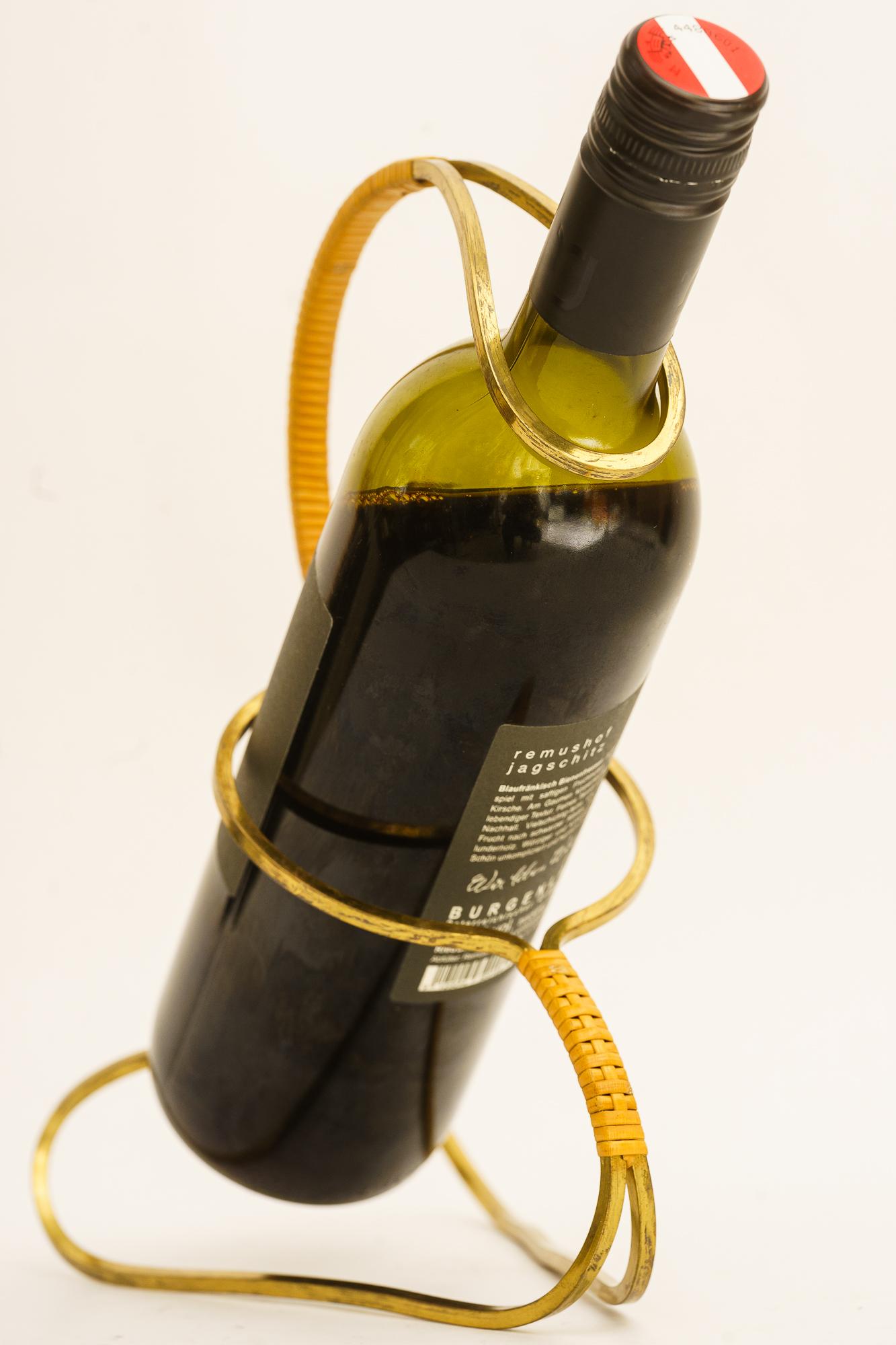 Mid-Century Modern Bottle Holder vienna around 1950s For Sale