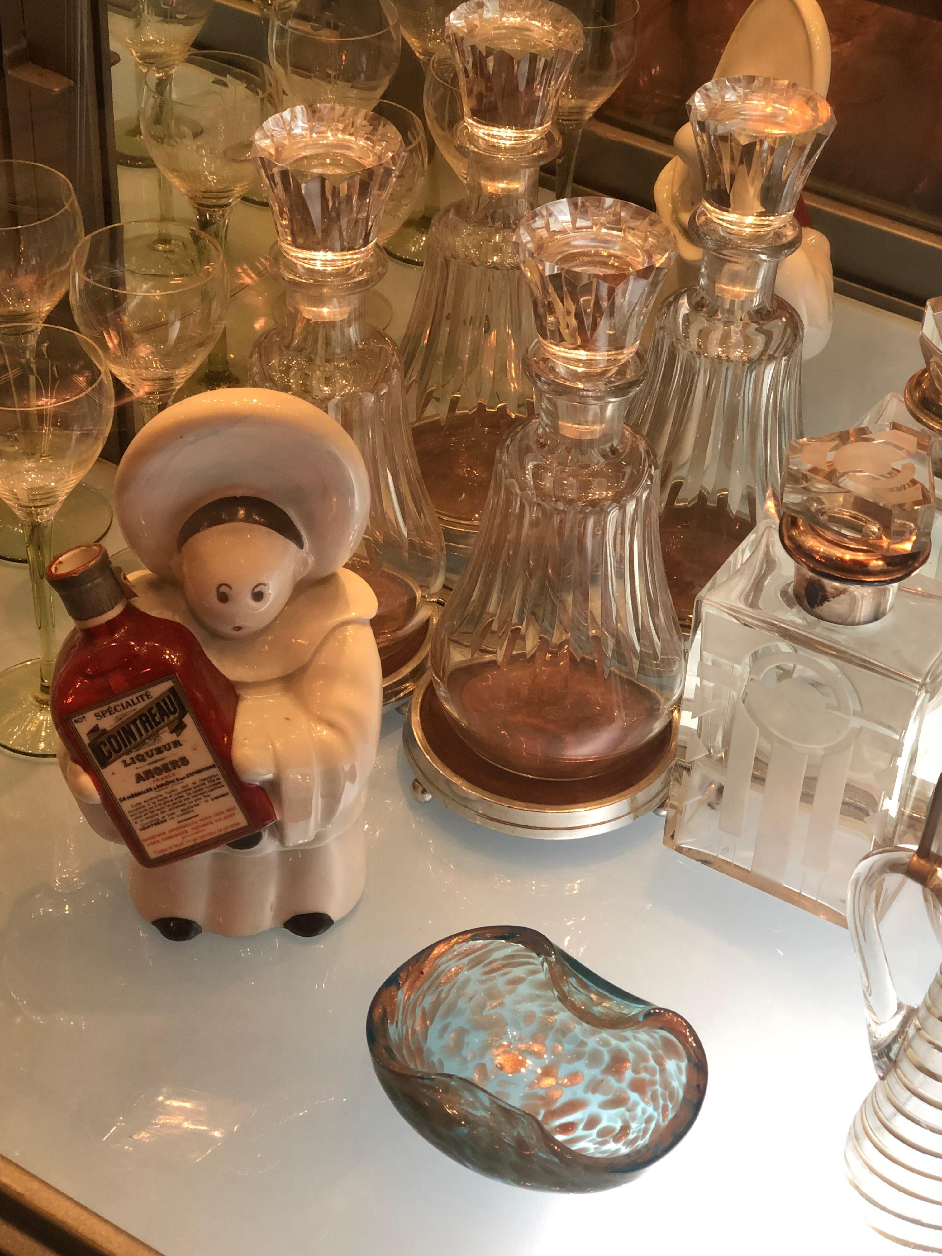 Flasche aus Kristall, Frankreich, signiert Baccarat Frankreich im Angebot 14
