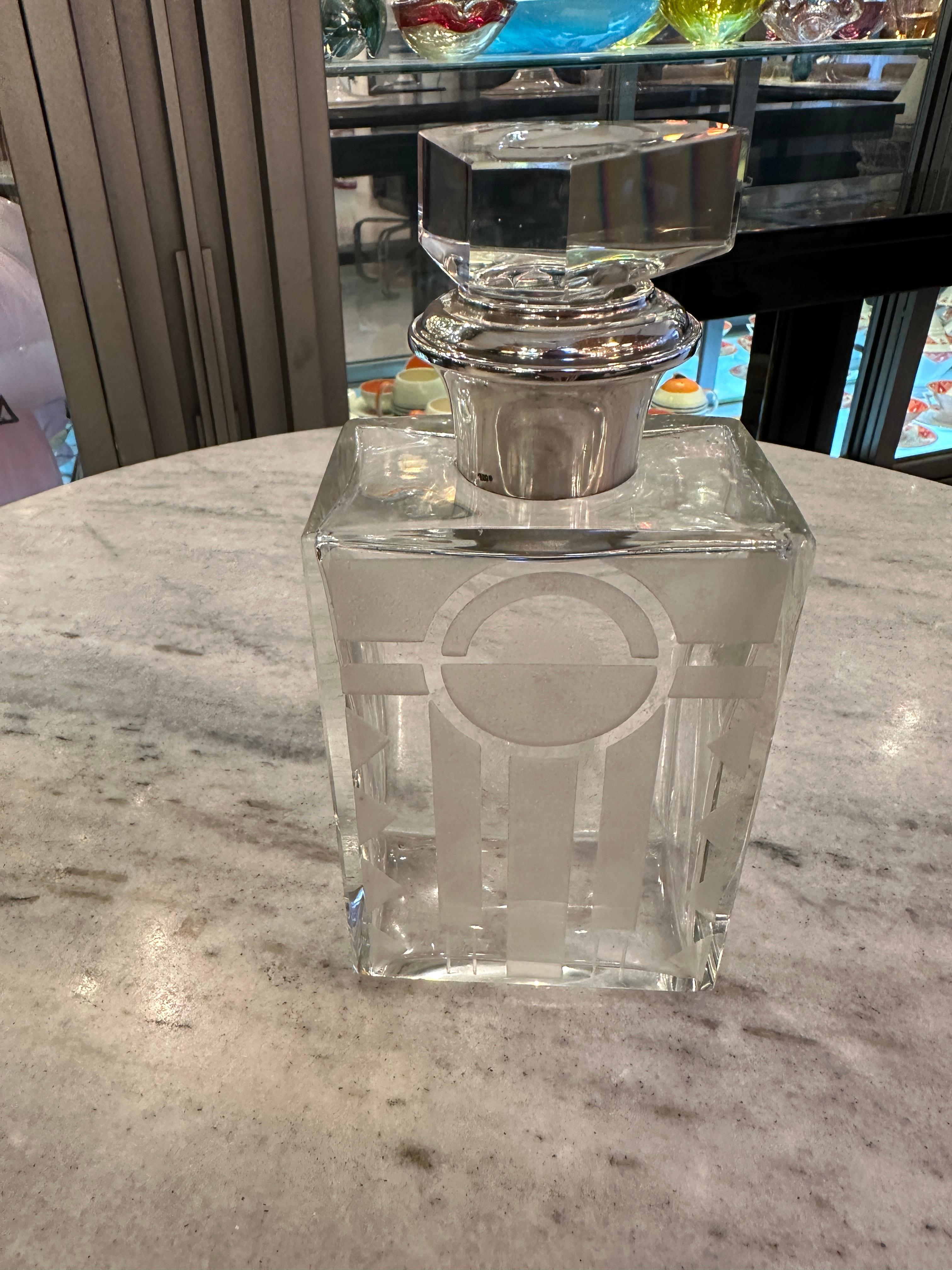 Bouteille en cristal, France, signature Baccarat France Bon état - En vente à Ciudad Autónoma Buenos Aires, C