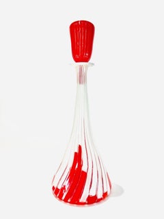 Ansolo Fuga 1950 Murano glass bottle.