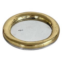 Anello per bottiglia C052 Realizzato in alluminio fuso in sabbia, ottone laccato a mano