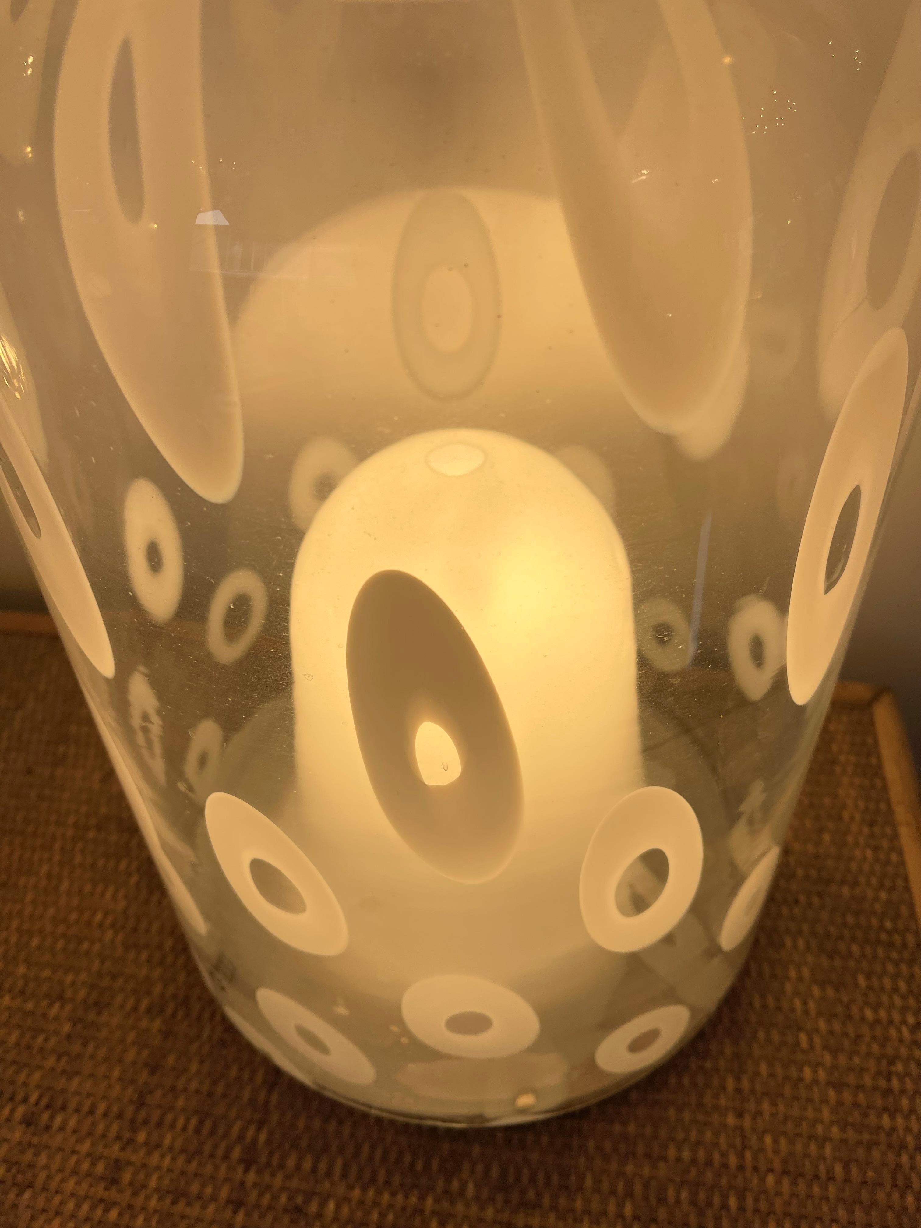 Bottle Murano Glass Lamp, Italy, 1990s 4