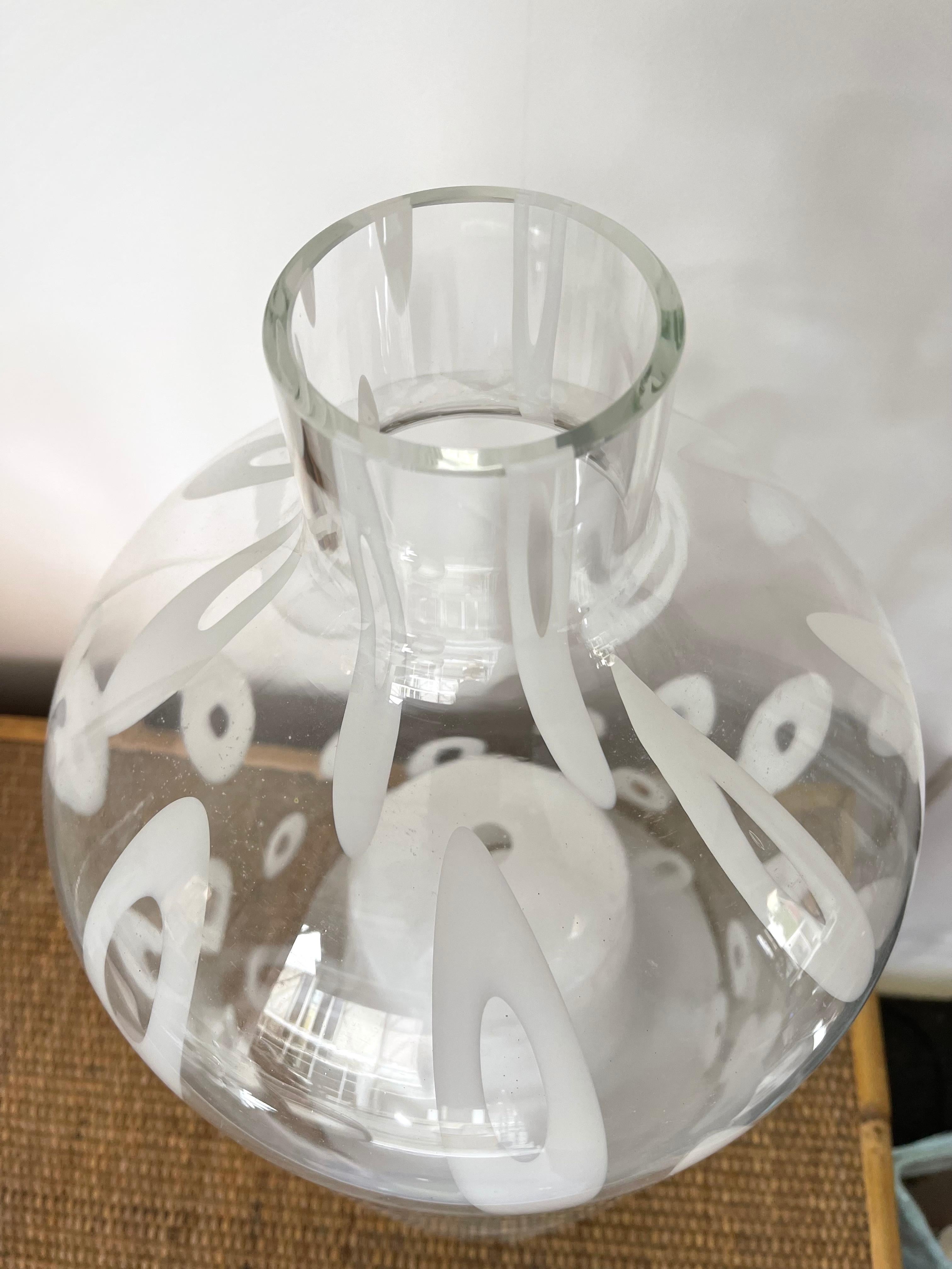 Bottle Murano Glass Lamp, Italy, 1990s 5