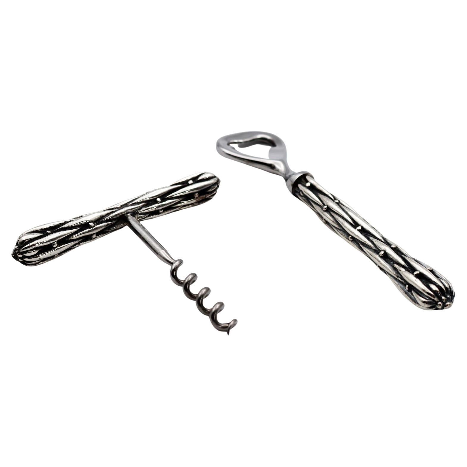 Bottle Opener and Corkscrew For Sale