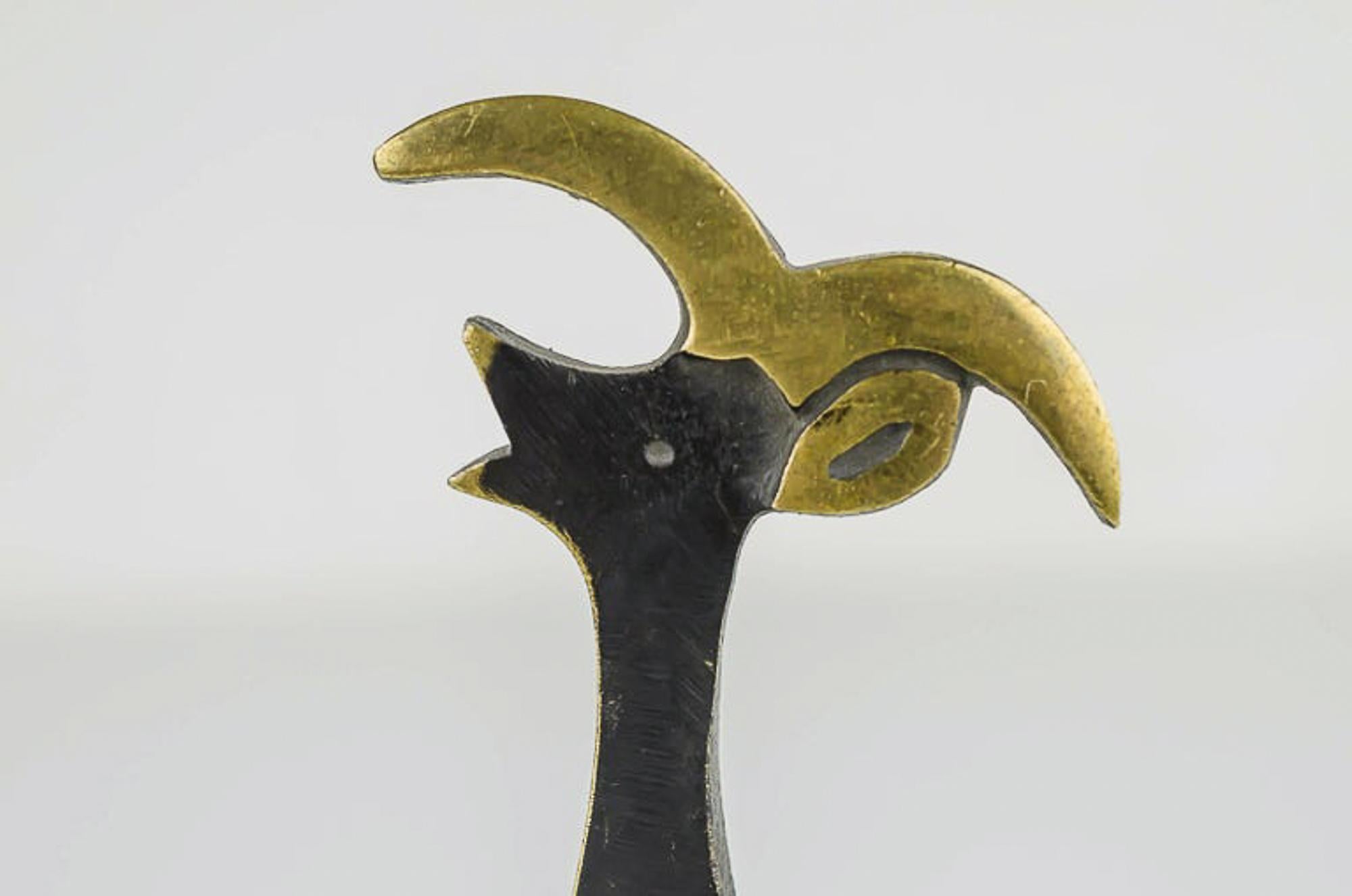 Mid-Century moderno Apribottiglie Capricorno di Walter Bosse in vendita