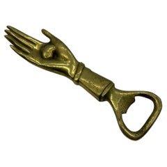 Bottle Opener "Hand", Auböck Era, 1950s Austria