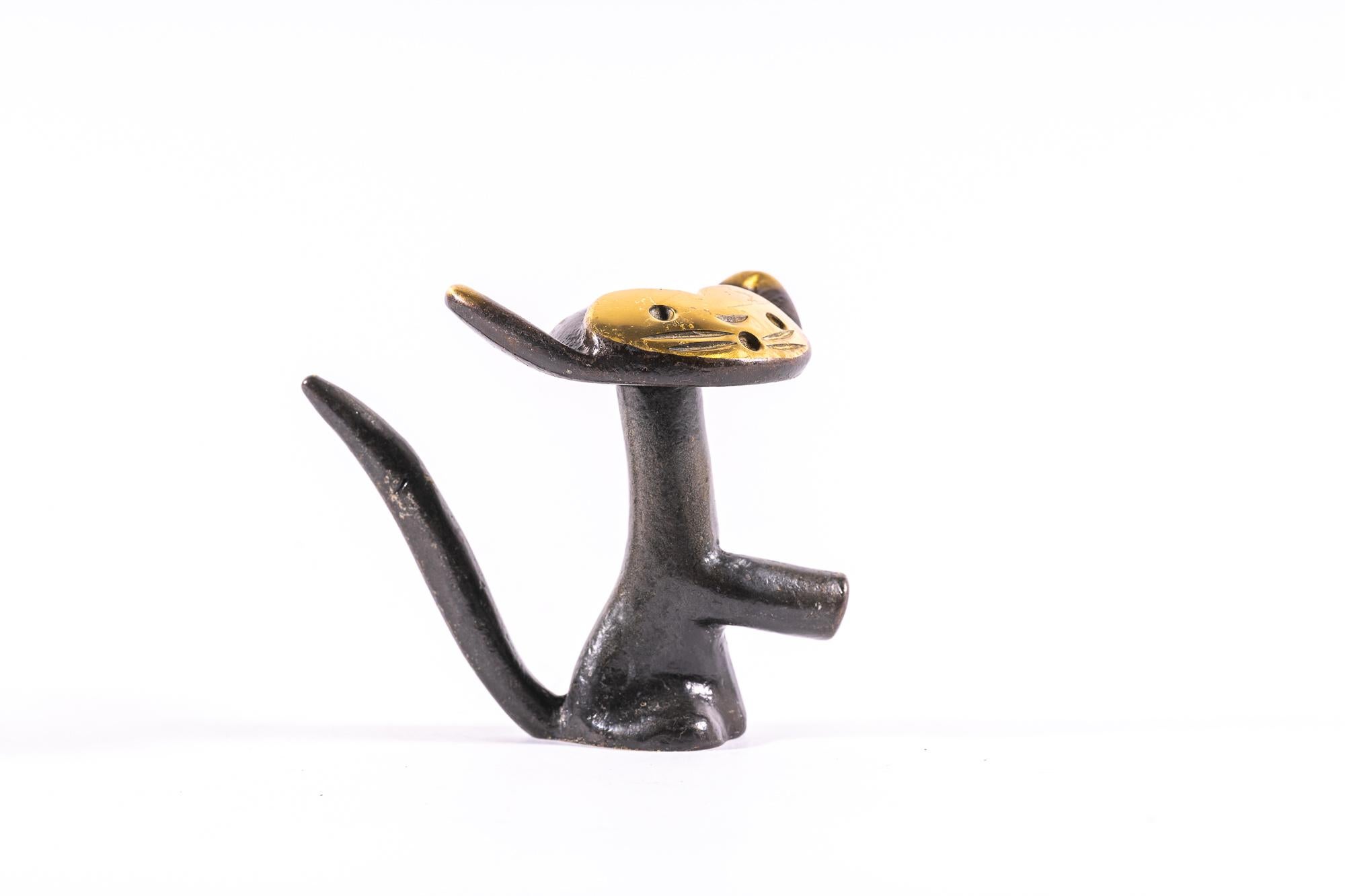 Mid-Century Modern Bottle Opener in a Shape of a Cat by Walter Bosse Arouns 1950s For Sale