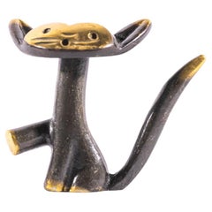 Vintage Bottle Opener in a Shape of a Cat by Walter Bosse Arouns 1950s