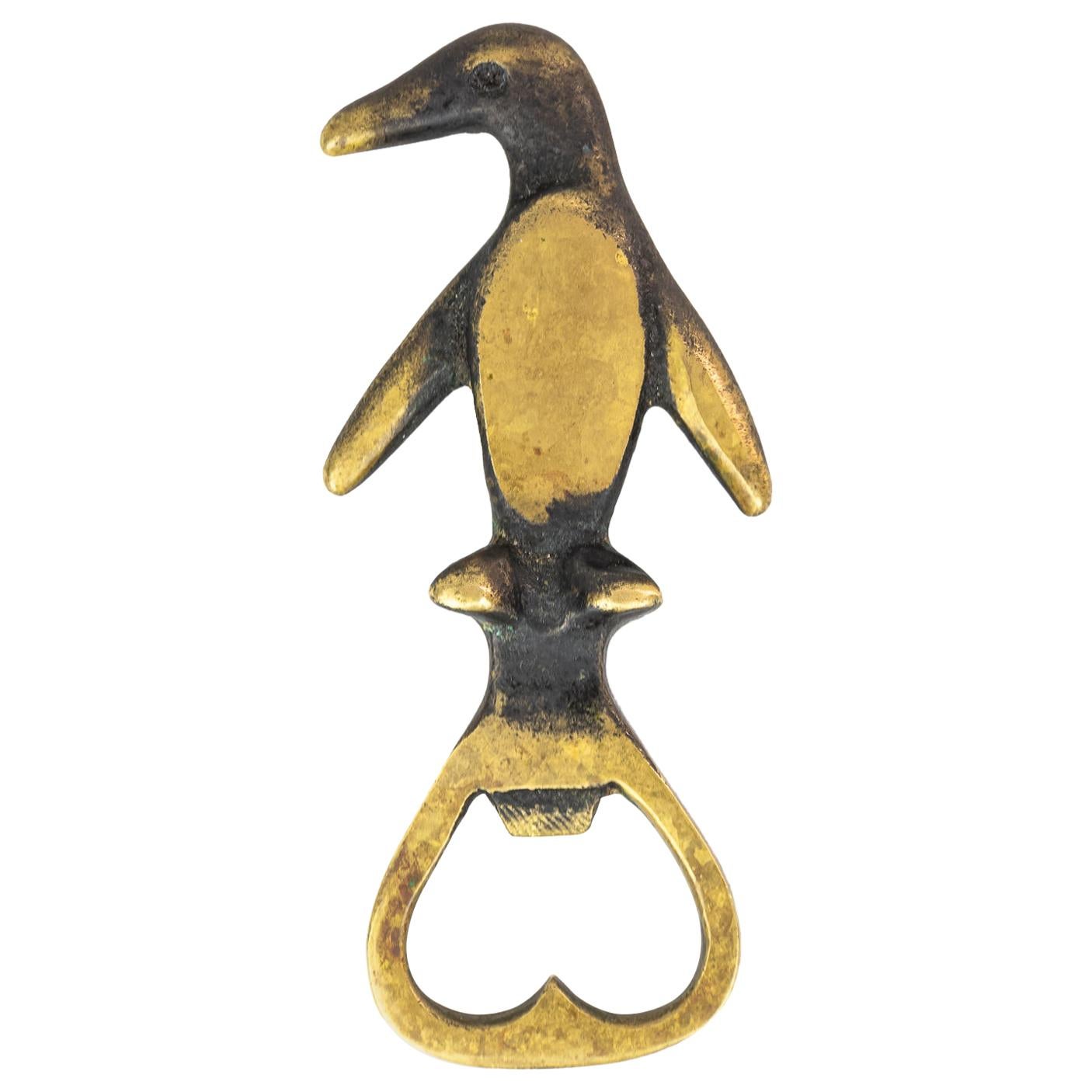 Bottle Opener Shows an Penguin by Walter Bosse, circa 1950s For Sale